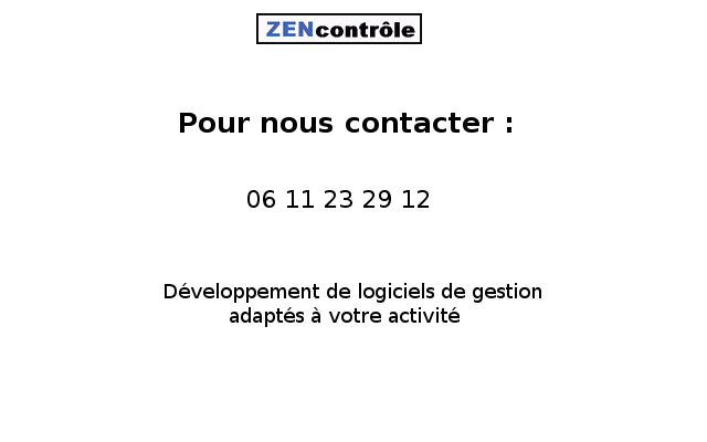 zencontrole, création de logiciels personnalisés.